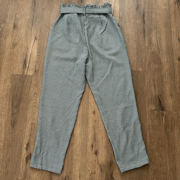 Know One Cares Black and White Checkered Pants - Picture 4 of 4